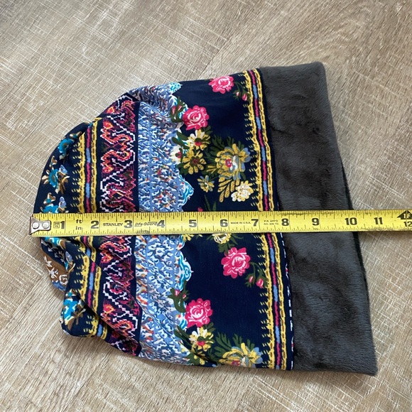 KAYIER Floral Slouchy Beanie Hat Infinity Scarf Lightweight Head Wrap Chemo Cap - Picture 11 of 11